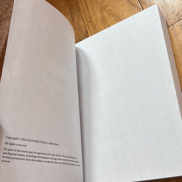 Quicksilver by Callie Hart Hardcover Book - Picture 4 of 5